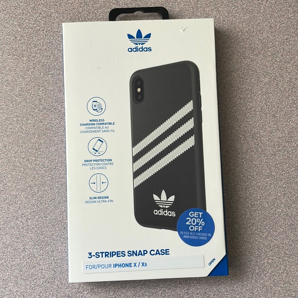 Adidas IPhone X/XS case. Never used, brand new.